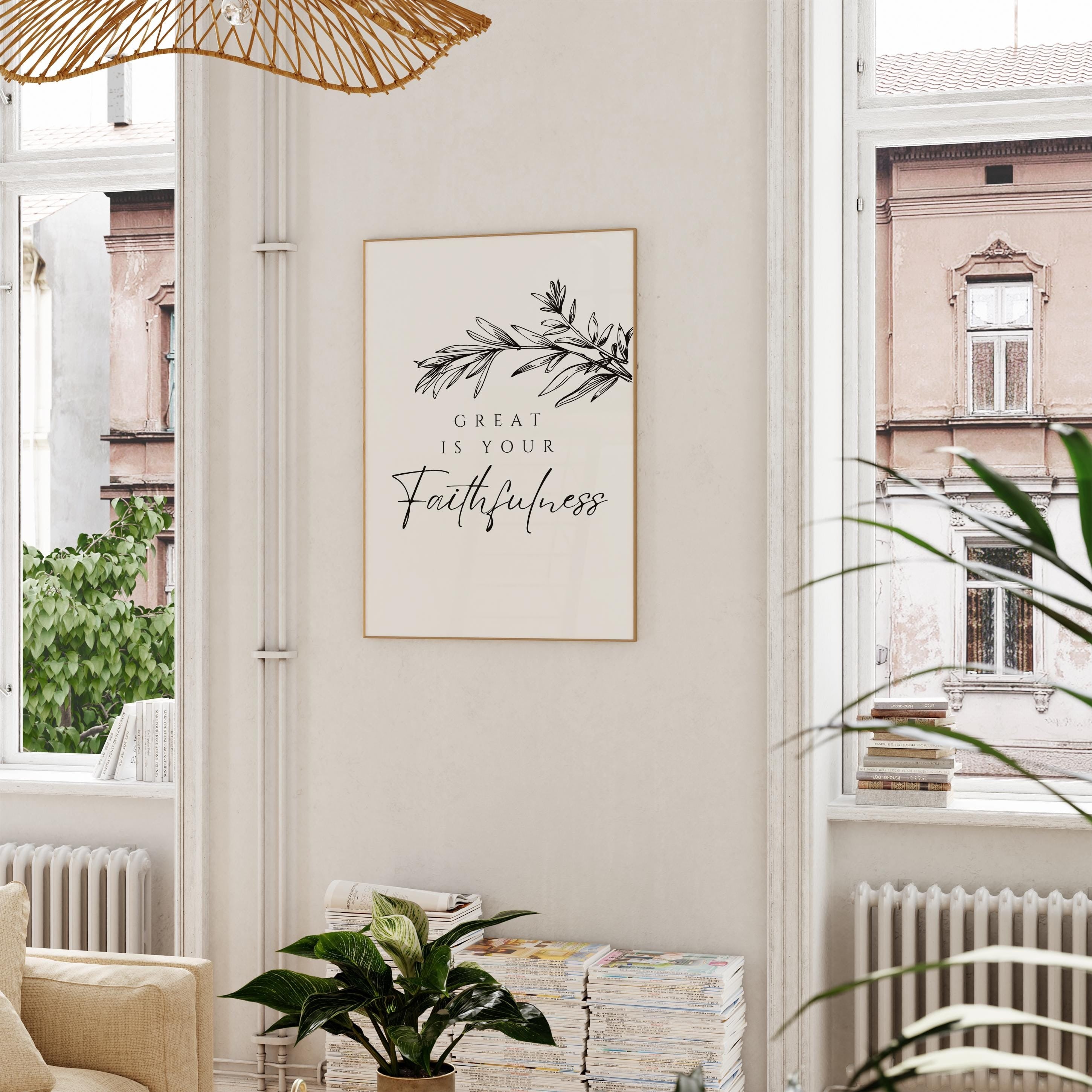 Set of 3 Lamentations 3.22-23, The steadfast love of the Lord, Bible Verse Wall Art, Scripture Wall Art, Christian Wall Art, Home Decor